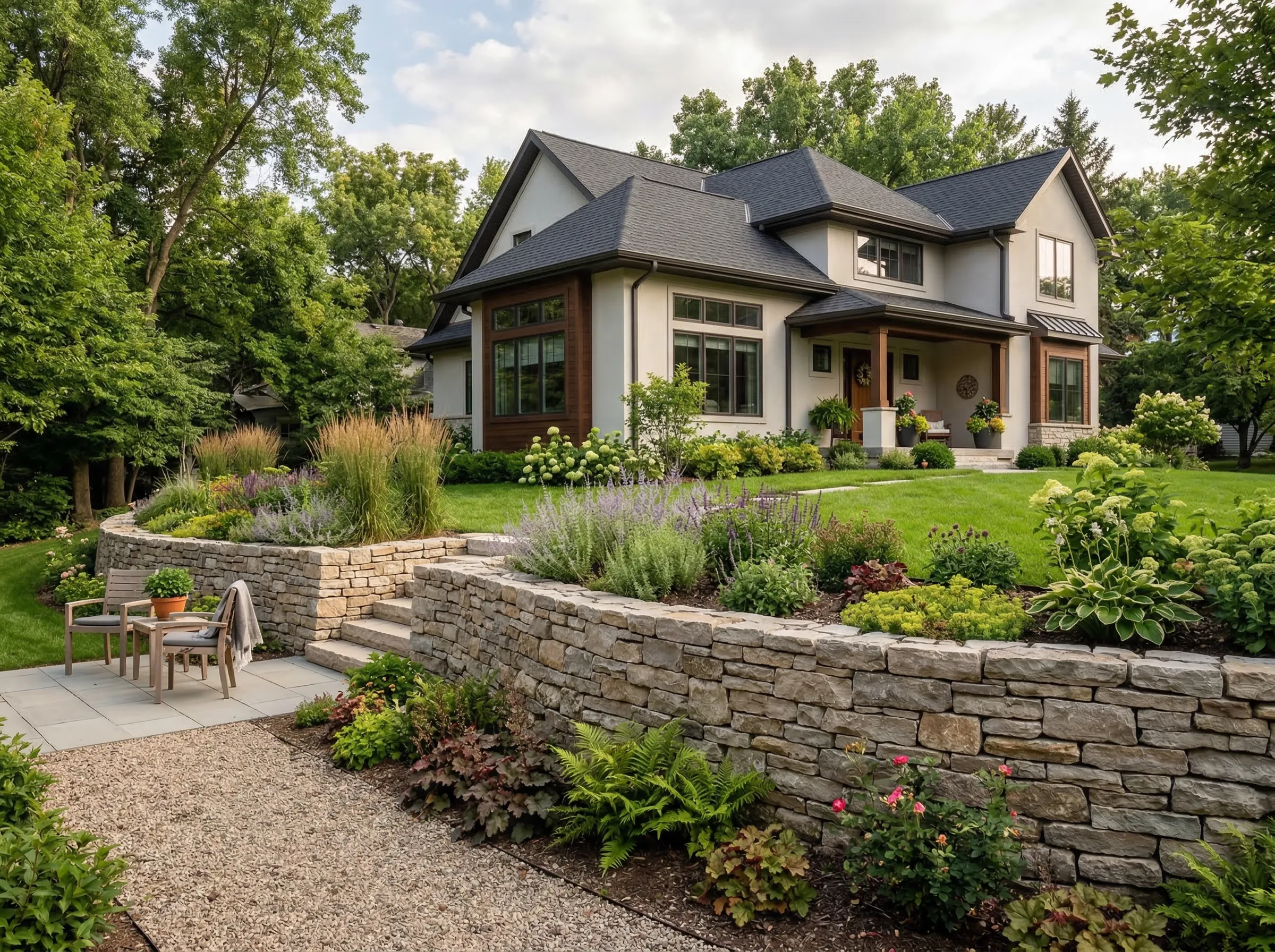 Retaining wall installation Cleveland Heights OH