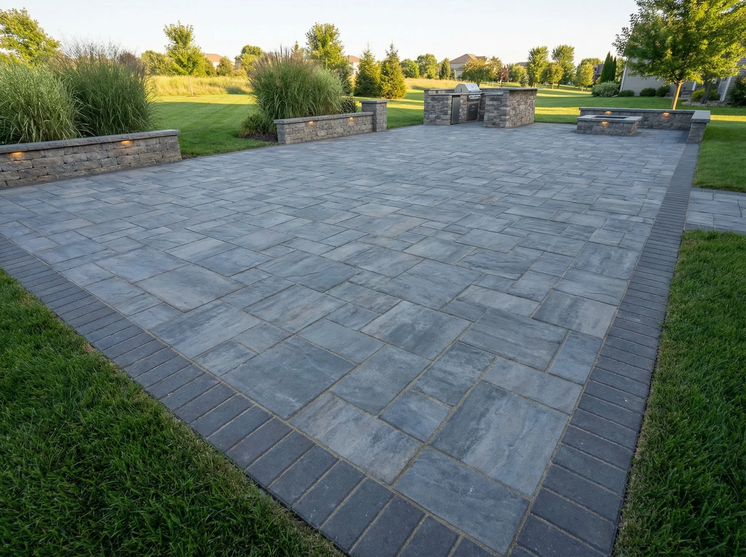 Paver patio installation Cleveland Heights OH
