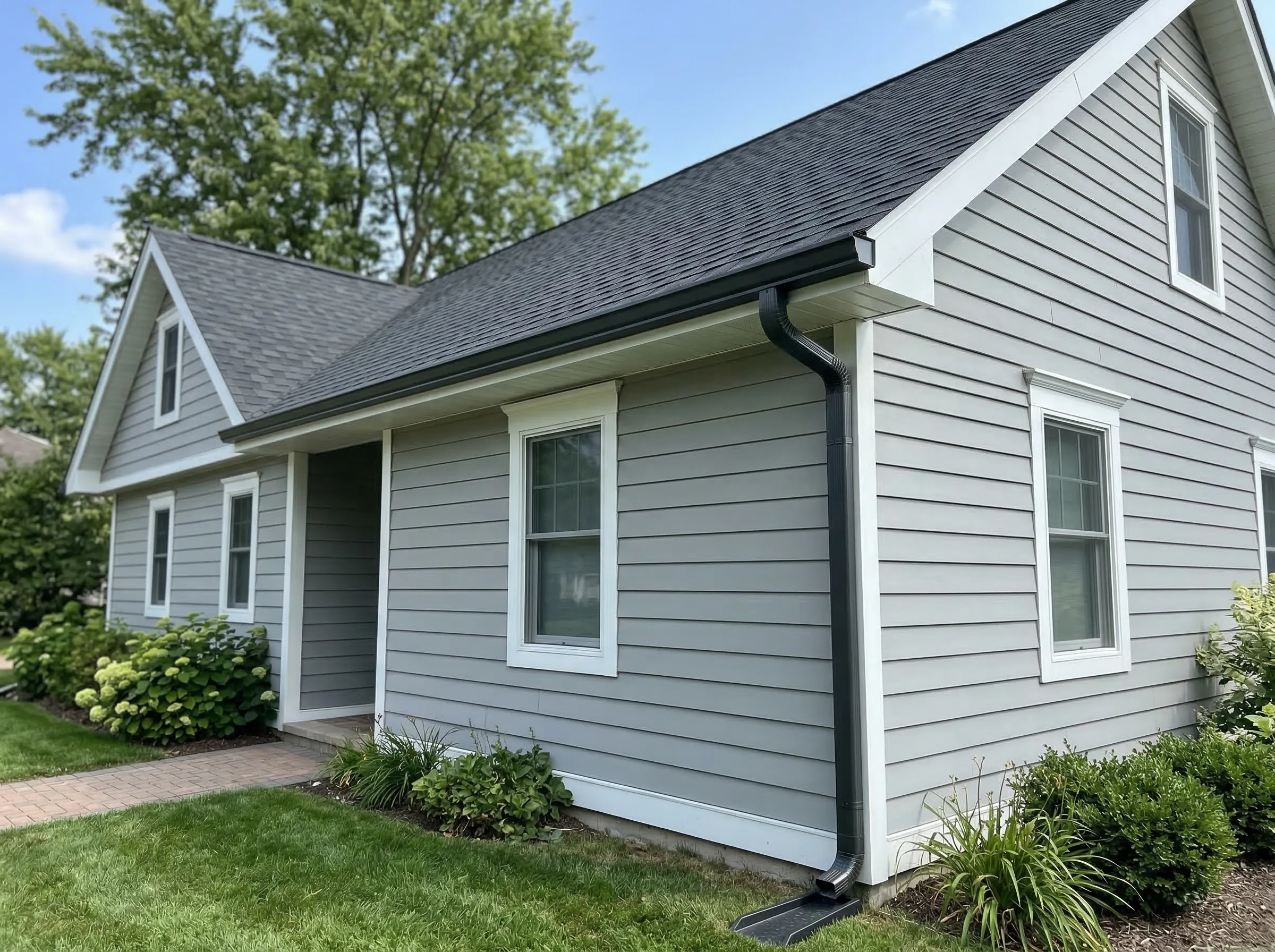 New gutters installed in Cleveland Heights