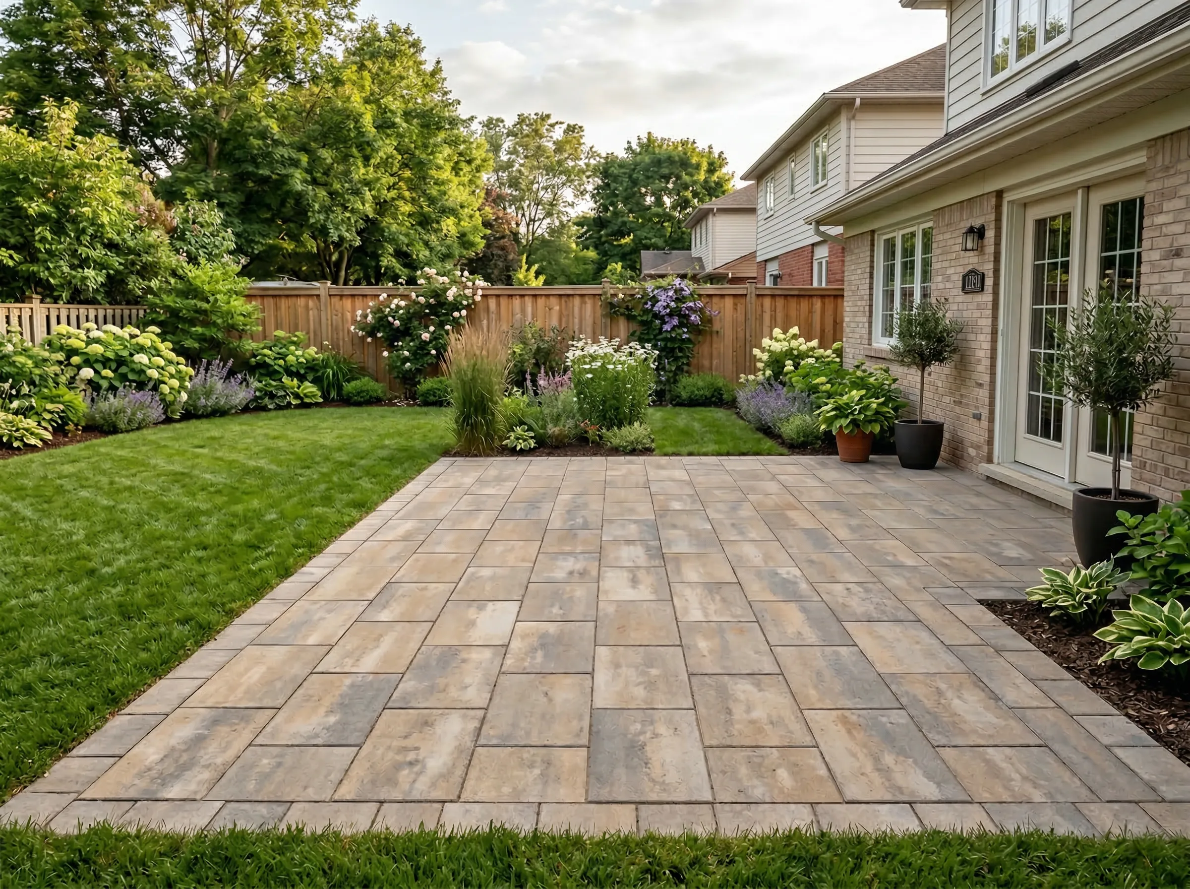 Backyard Paver Patio Ohio