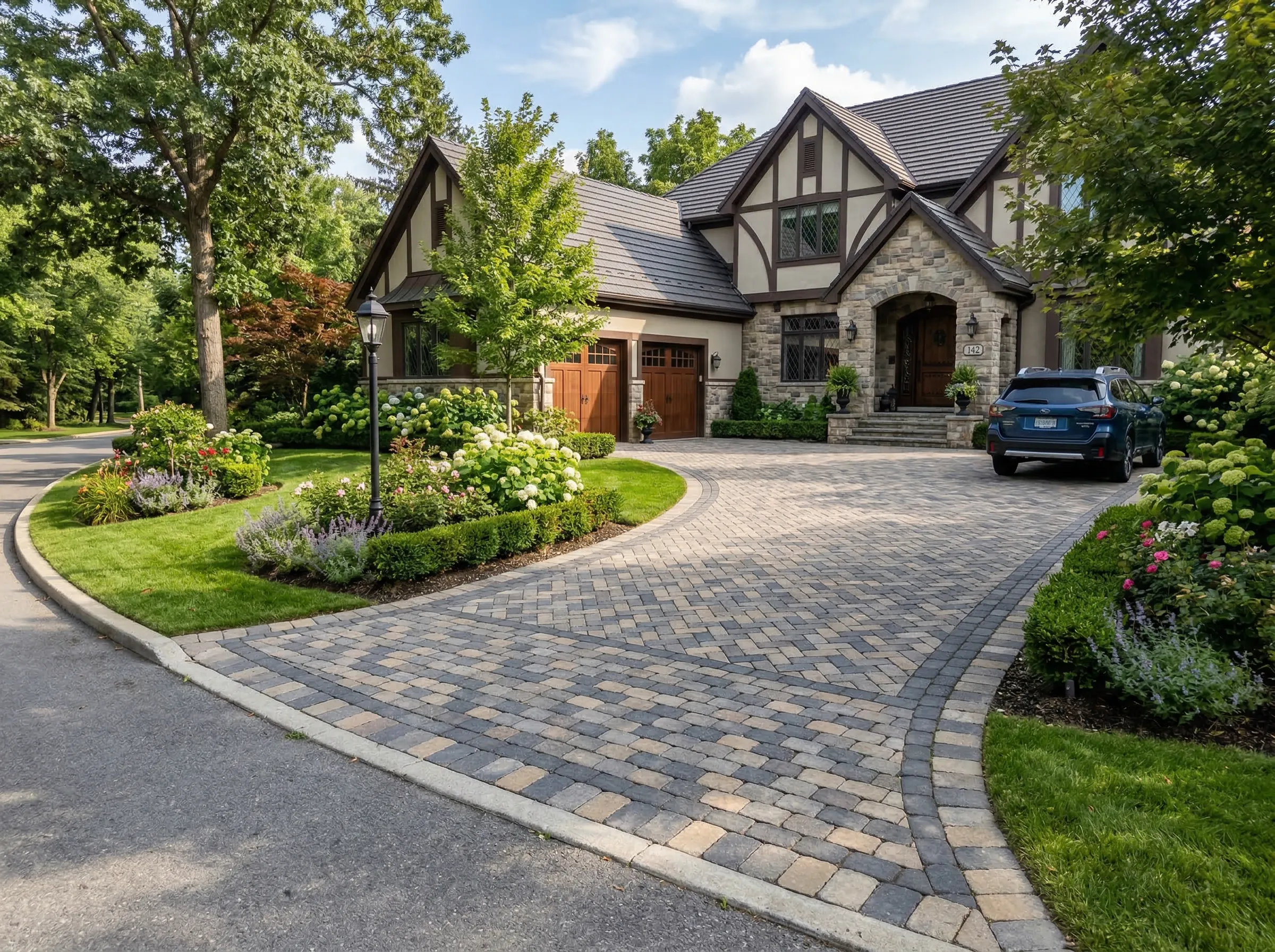 Professional Paver Driveway in Cleveland Heights OH