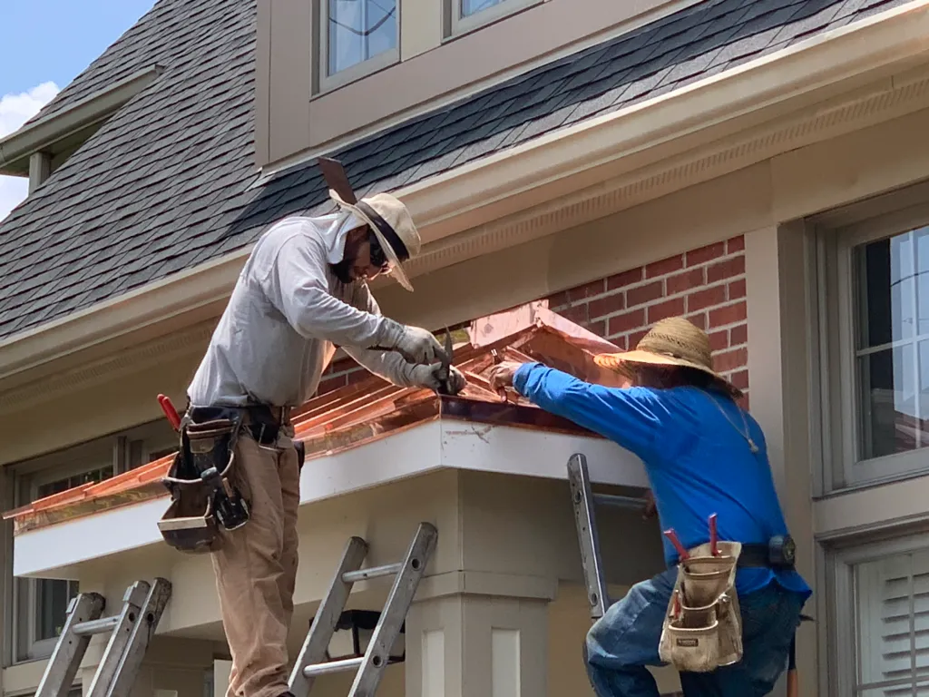Commercial metal roof project in Cleveland, OH