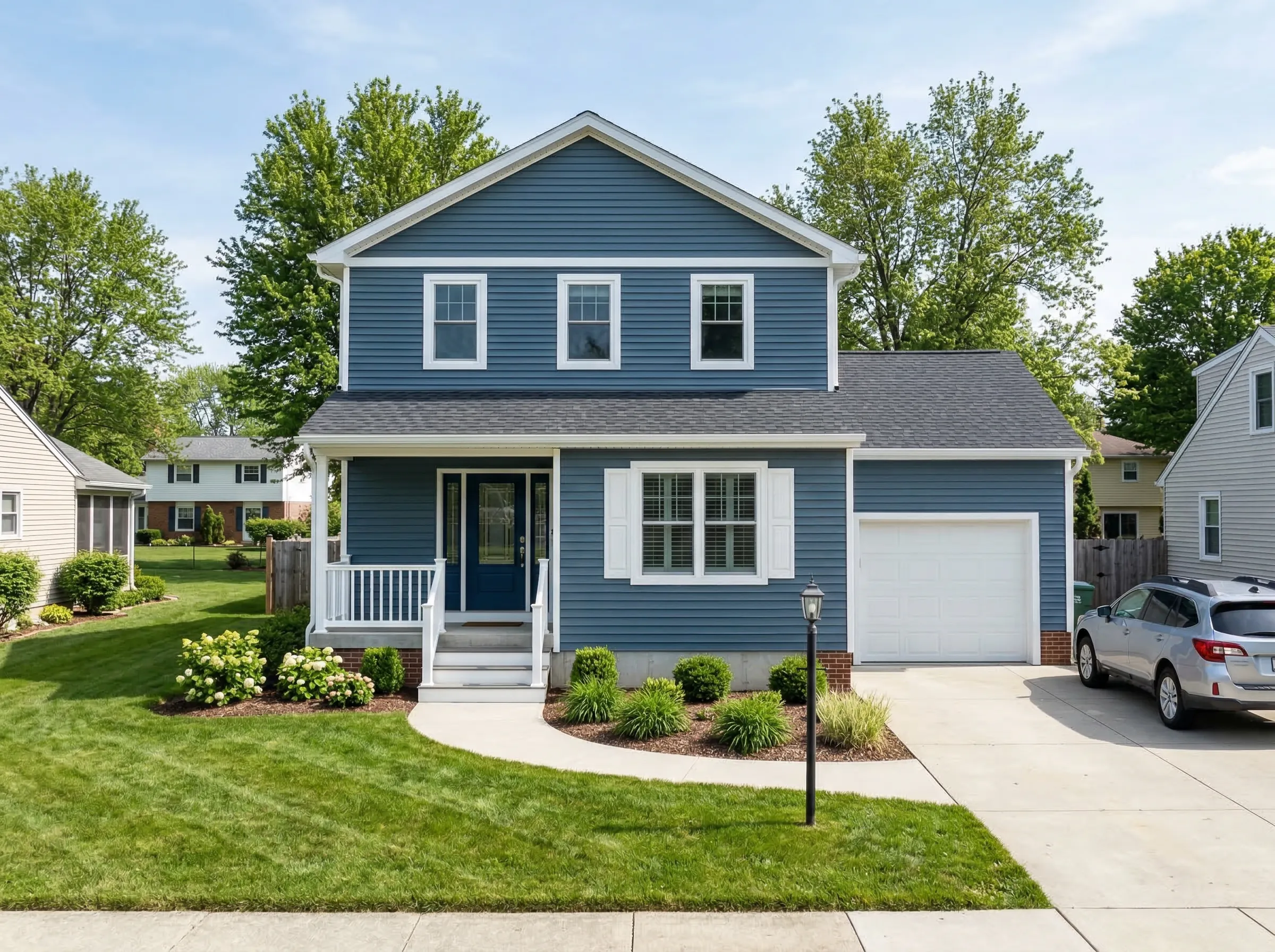 Residential siding contractor work in Cleveland Heights OH