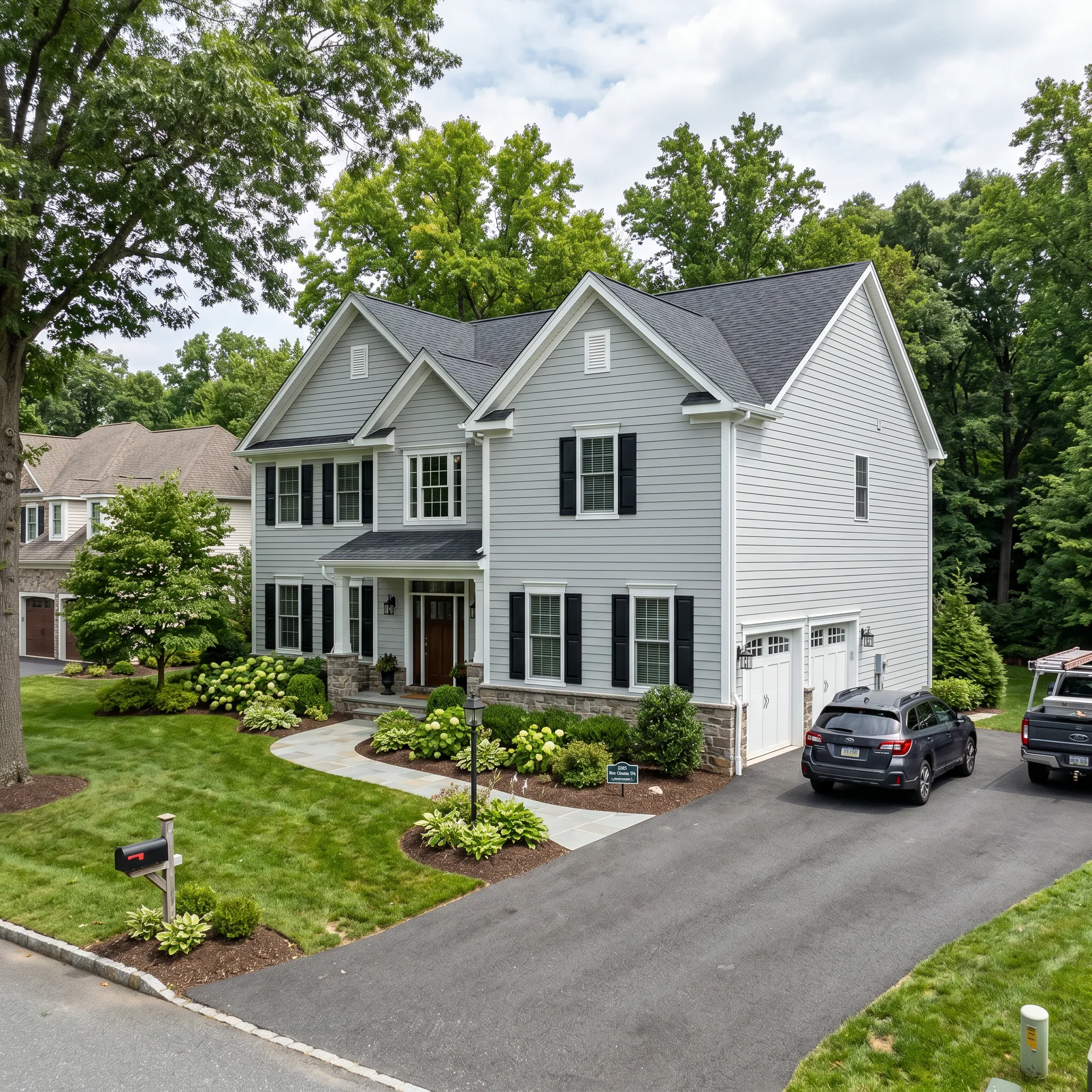 Residential siding project in Cleveland Ohio
