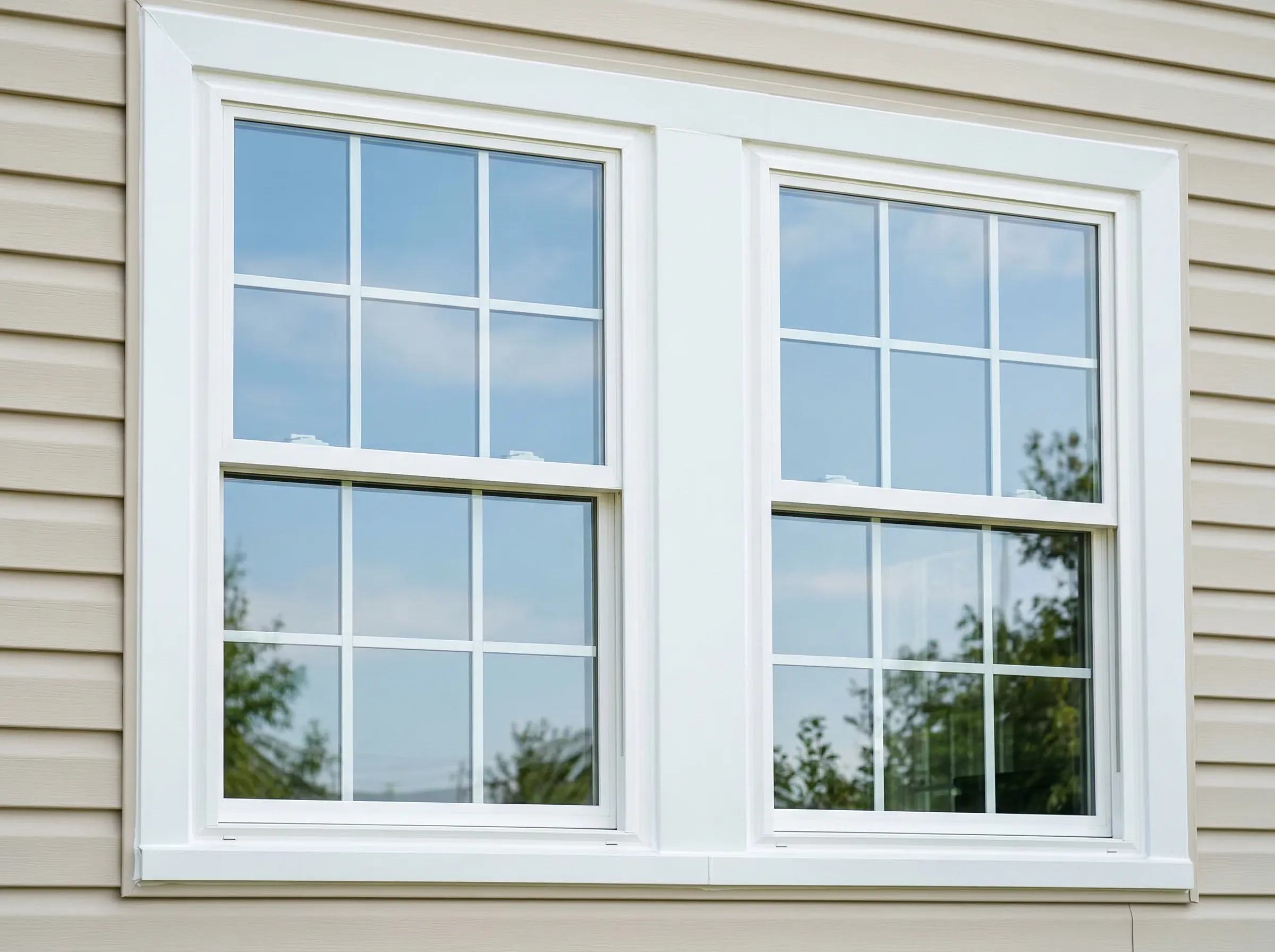 Local window replacement service underway on a Cleveland Heights OH property