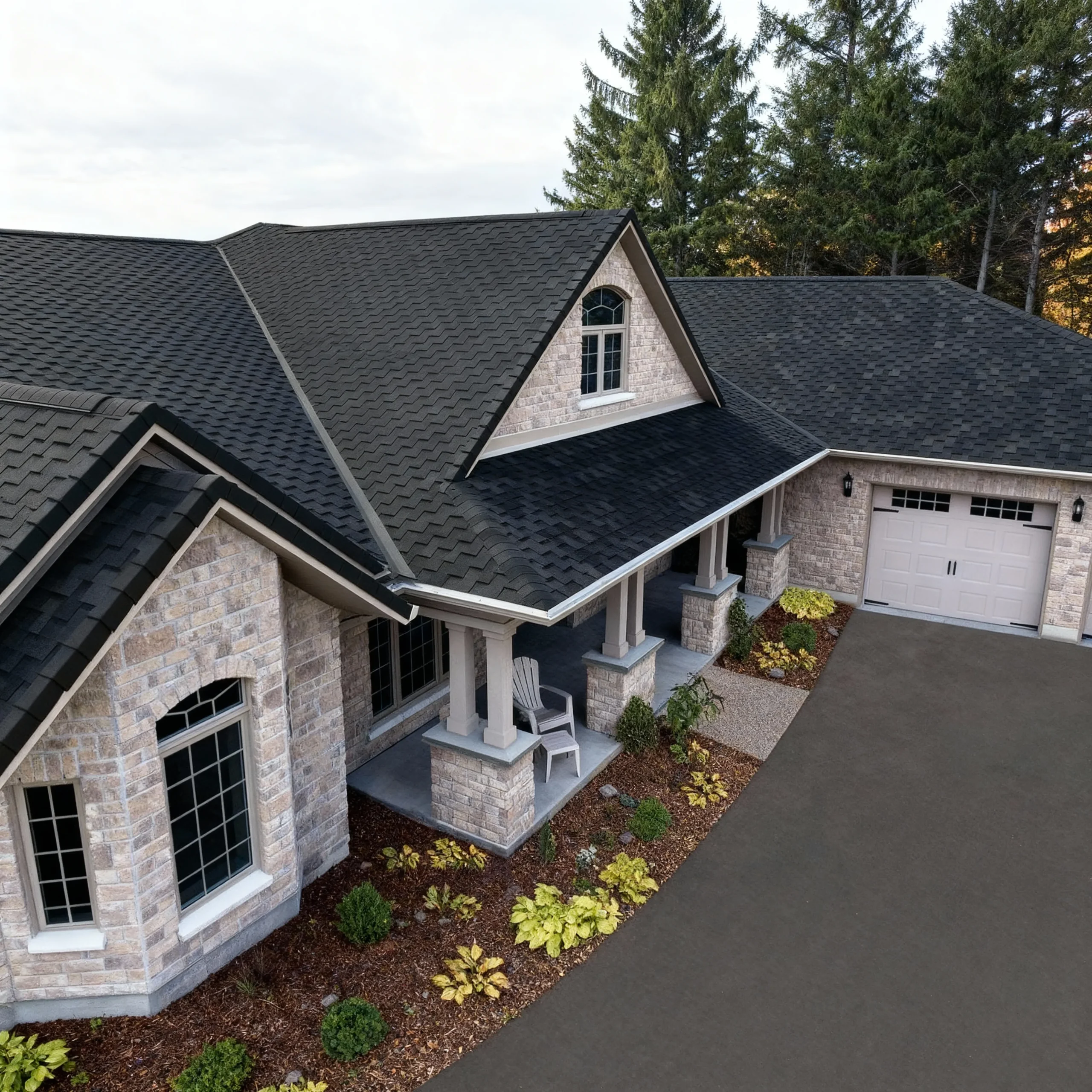 Professional exterior remodeler on a Cuyahoga County OH roof